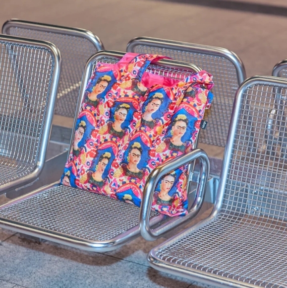 💥BUY 5 GET 3 FREE LOQI Frida Kahlo Tote Bag The Frame Lightweight Tote - Picture 5 of 8